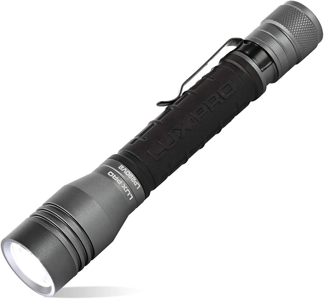 LUXPRO LP290V2 280 Lumen Compact Tactical LED Pocket Flashlight