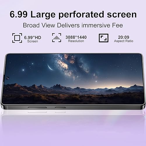 Miniatura 3 de Teléfonos desbloqueados I25 Ultra 5G, bolígrafo integrado, batería de larga duración de 7000 mAh, teléfono celular desbloqueado con pantalla HD de