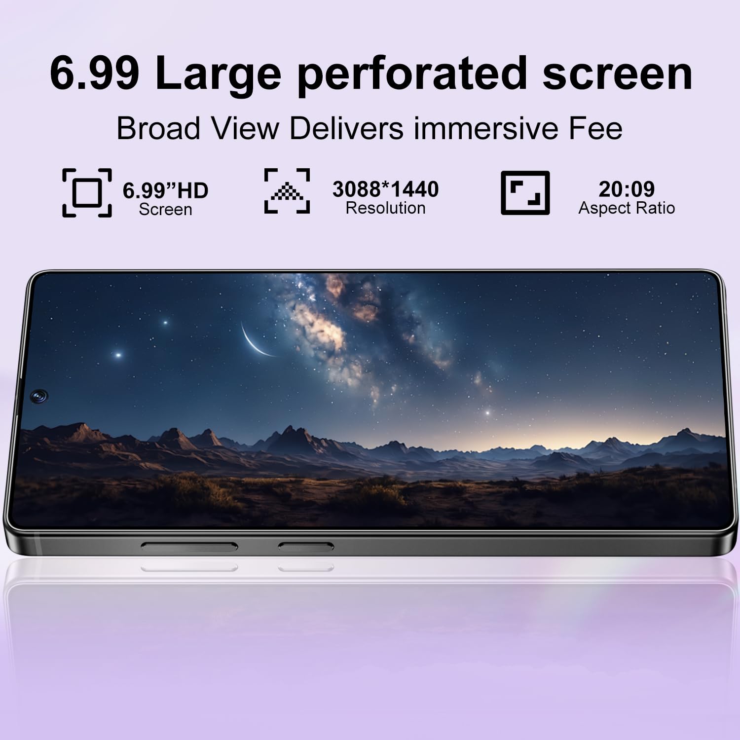 I25 Ultra 5G Unlocked Phones, Built in Pen, 7000mAh Long Battery Life Smartphone, 6.99" HD Screen Unlocked Cell Phone, 16+512GB Phone Android14, Face ID/Fingerprint Lock/Dual SIM/GPS (Blue)