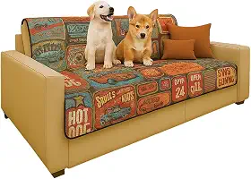 Protetor De Sofá Pet Para Cães E Gatos. Contra Pelos E Líquidos 1,50 x 1,40 Jacquard (Vintage)
