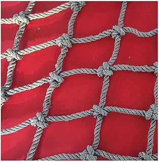 Cargo Climbing Net Outdoor Treehouse Nylon Truck Trailer Nets Playground Heavy Duty Swings Net Safety Net Cargo Net Child Playground Climbing Netting Dia 6mm (Size: 1x1m/3.3x3.3ft)