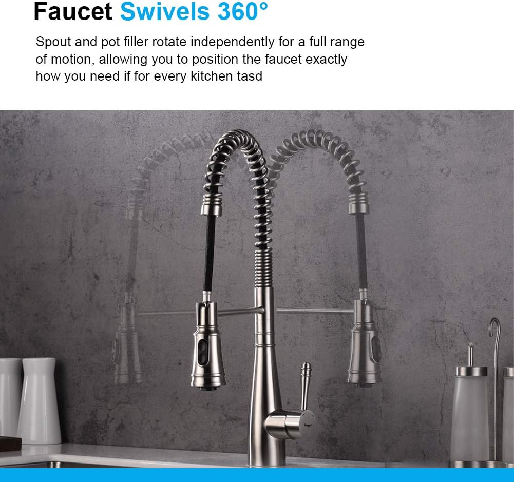Ibergrif M22135 Faucet Swivels 360 degrees
