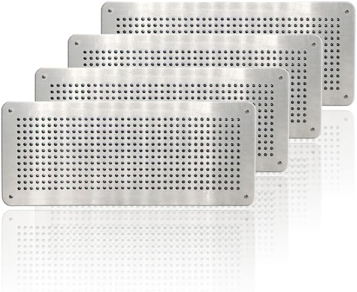 Invasion de rongeurs ? Grille brique d'air anti-nuisibles 100x250mm lot de 4 pour protéger la maison