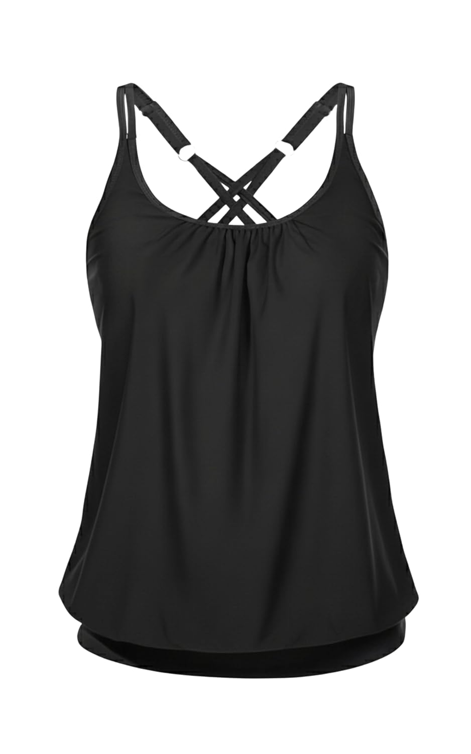 Yonique Modest Tankini Tops for Women - Loose Fit Swim Tops No Bottom