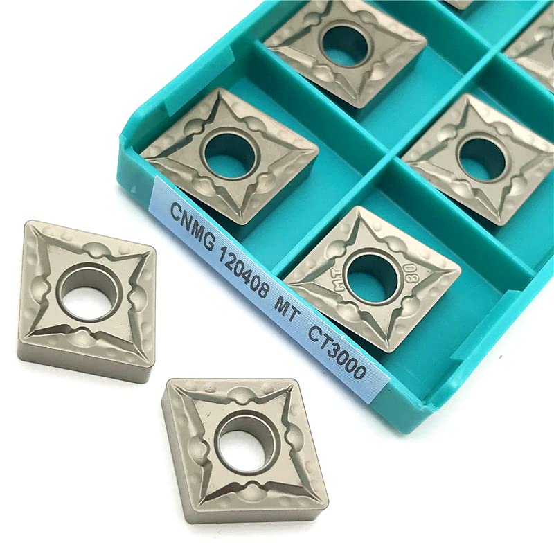10 piezas insertos de corte Cermet CNMG120404 CNMG120408 miniatura 3