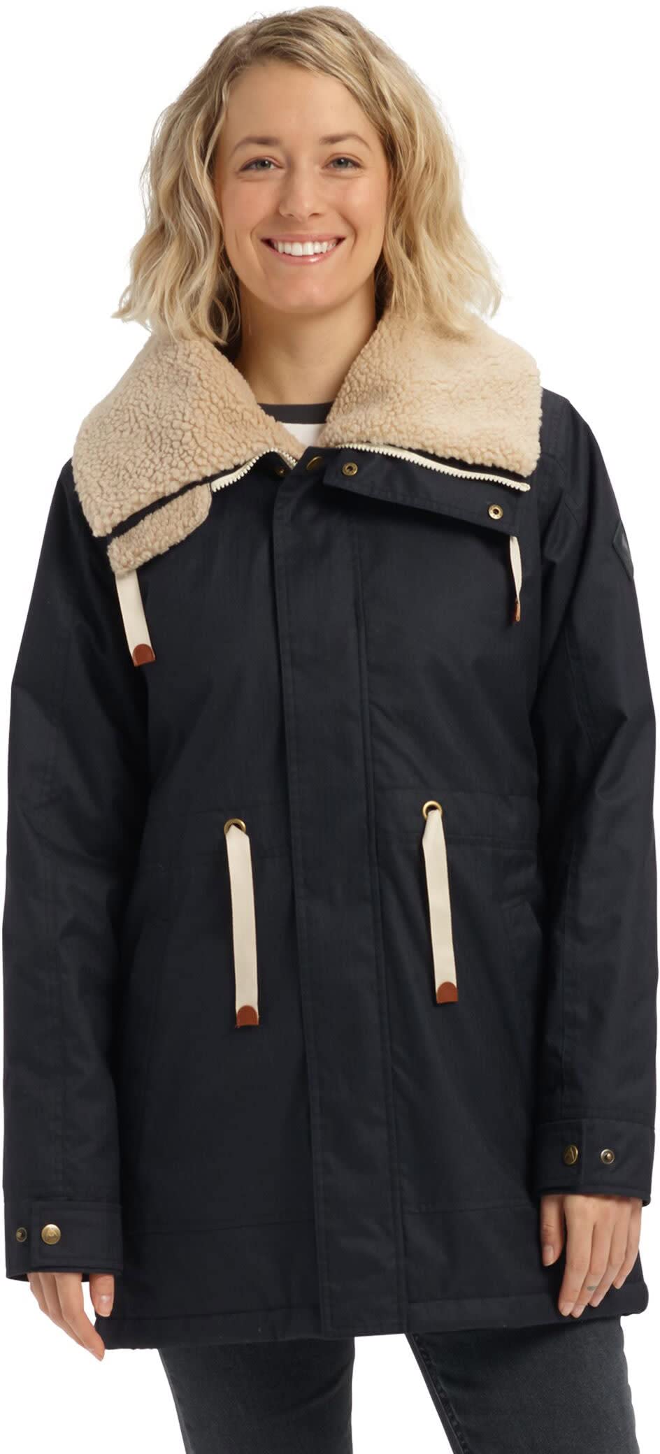 Burton Women's Standard Car Coat, True Black/Lumens, XX-Small