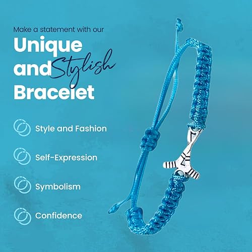 Miniatura 3 de Sportybella Pulsera de hockey sobre hielo, regalos de joyería de hockey, regalo para jugadores de hockey, equipos y entrenadores