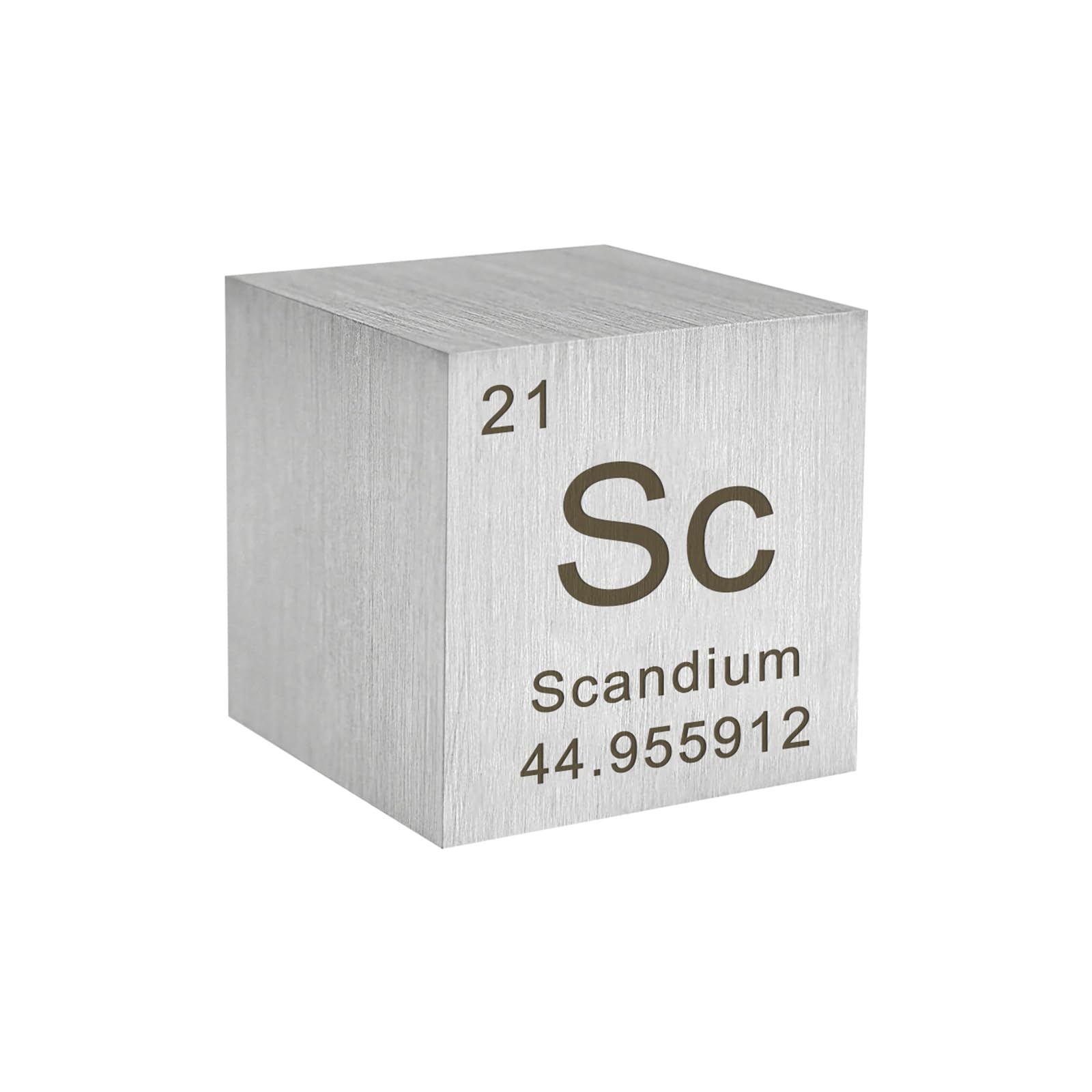 Dichte Würfel Elemente Würfel 0.39in/10mm für Periodensystem Sammlung Wissenschaftliche Nutzung im Klassenzimmer oder Zuhaus-21 Scandium (Sc)