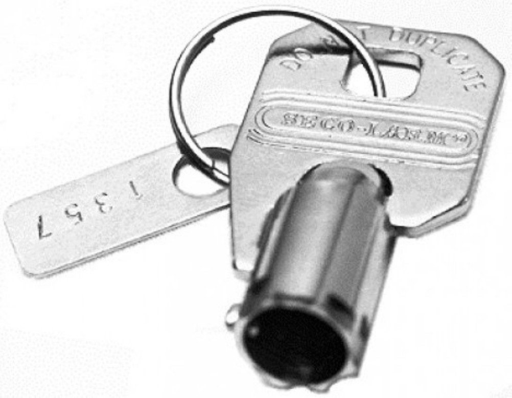 Seco-Larm Enforcer Extra Key for Seco-Larm Tubular Key Lock Switch, #1301