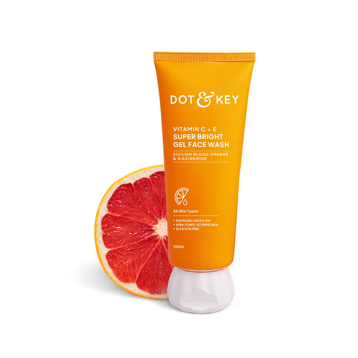DOT & KEY Vitamin C + E Super Bright Gel Face Wash For Glowing And Brightening Skin | All Skin Types|With Triple Vitamin C| Face Wash For Women & Men|100 Ml-image-13