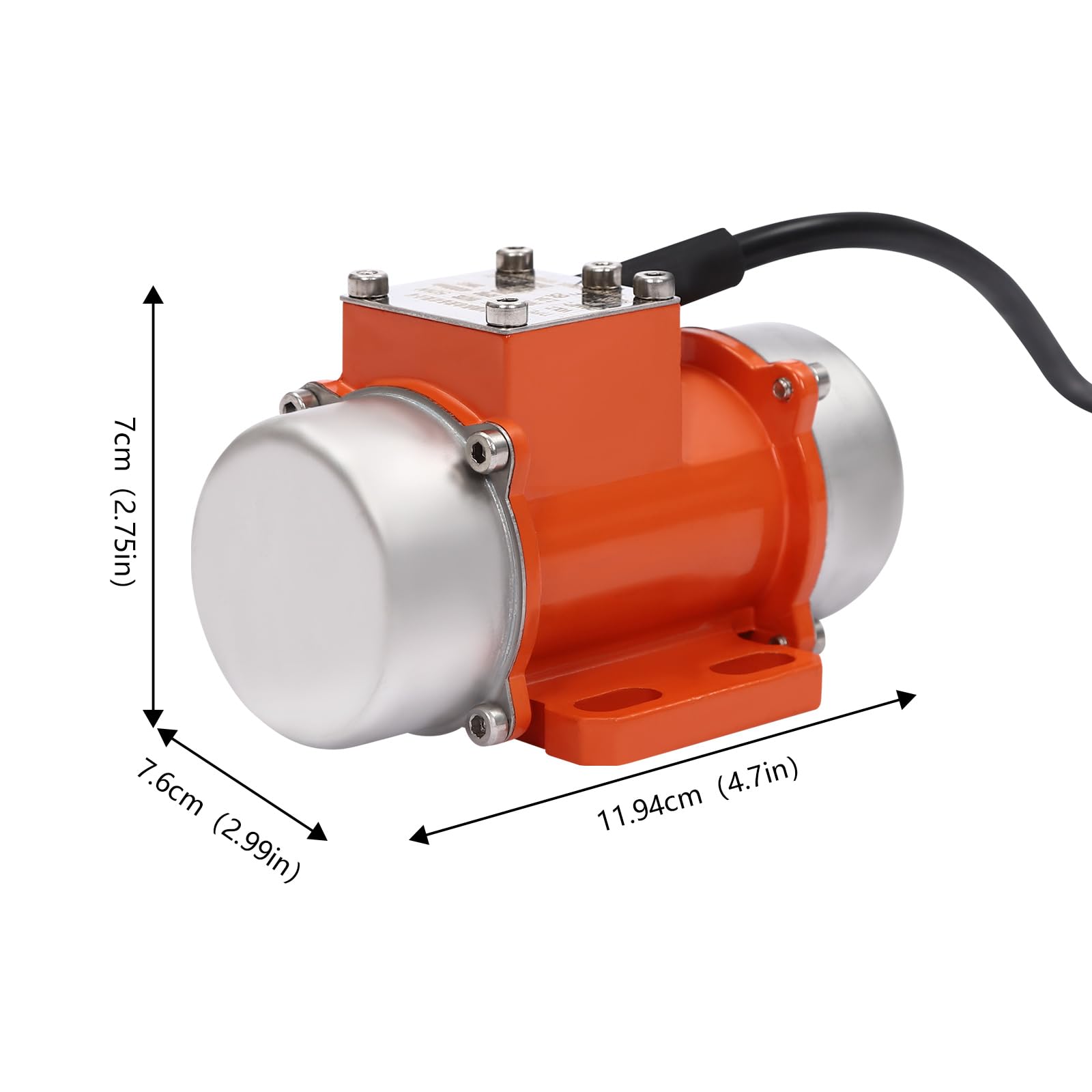 60W DC12V Vibrationsmotor Mit Drehzahlregler – Elektrischer Motor, Neu, Für DIY & Co.