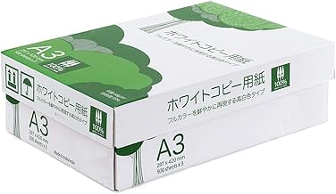 Sanwa Direct Copy Paper, A3, 500 Sheets x 3, 1,500 Sheets, High White, 300-CP1A3