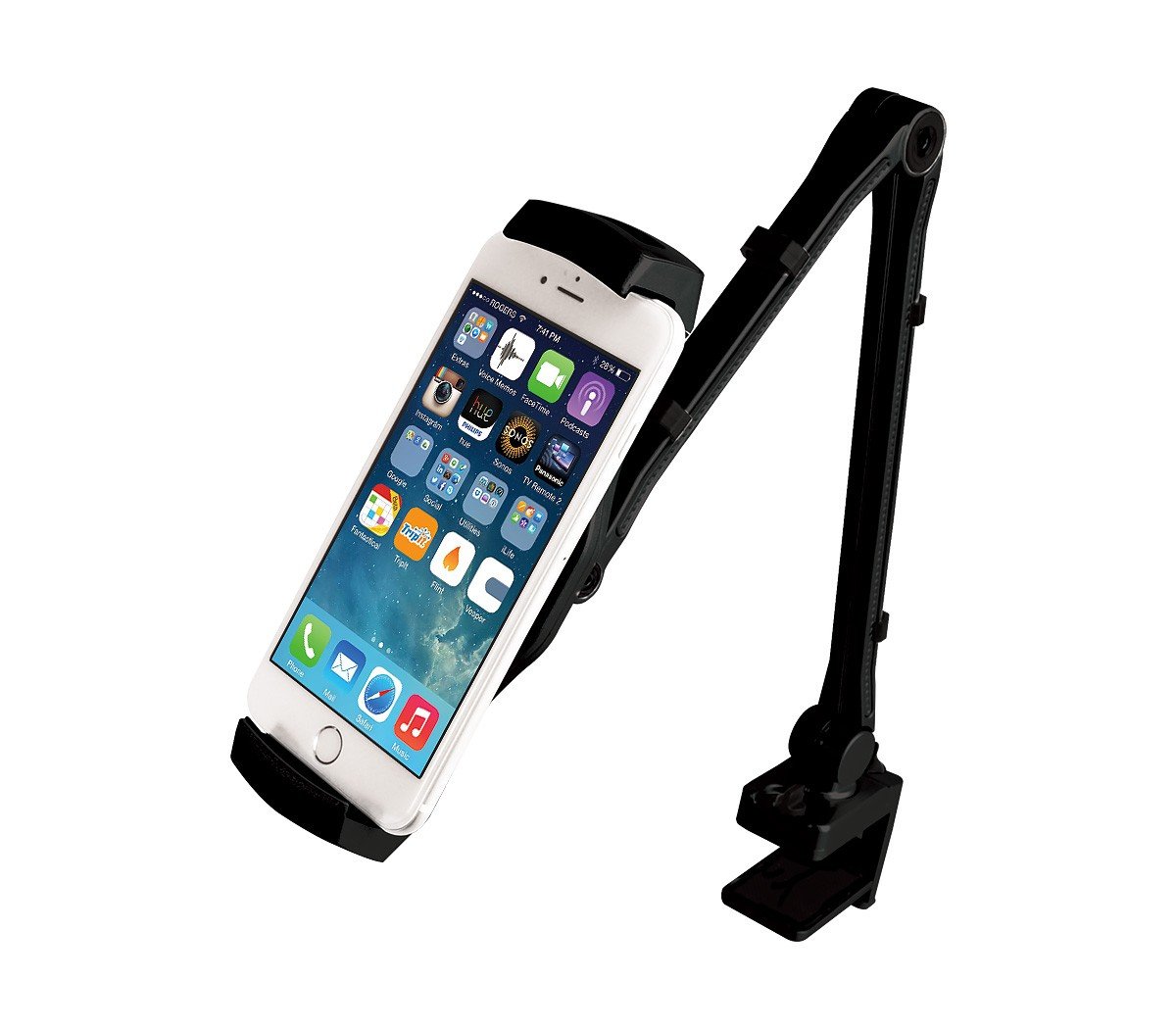 SIIG Accessory CE-MT1Y12-S1 - Soporte universal para tableta (movimiento completo, fácil de ajust), color negro