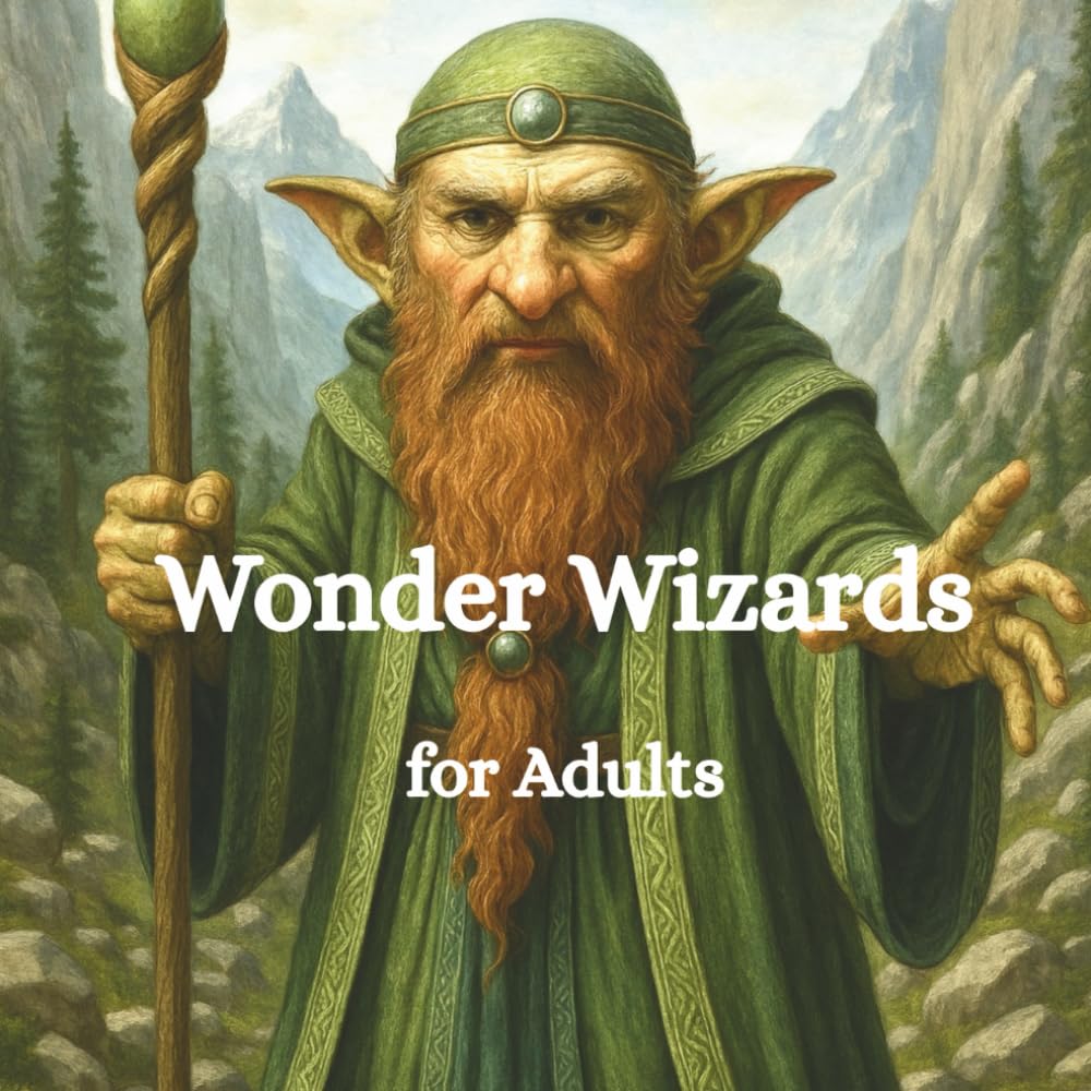 Wonder Wizards for Adults: Coloring book for all ages