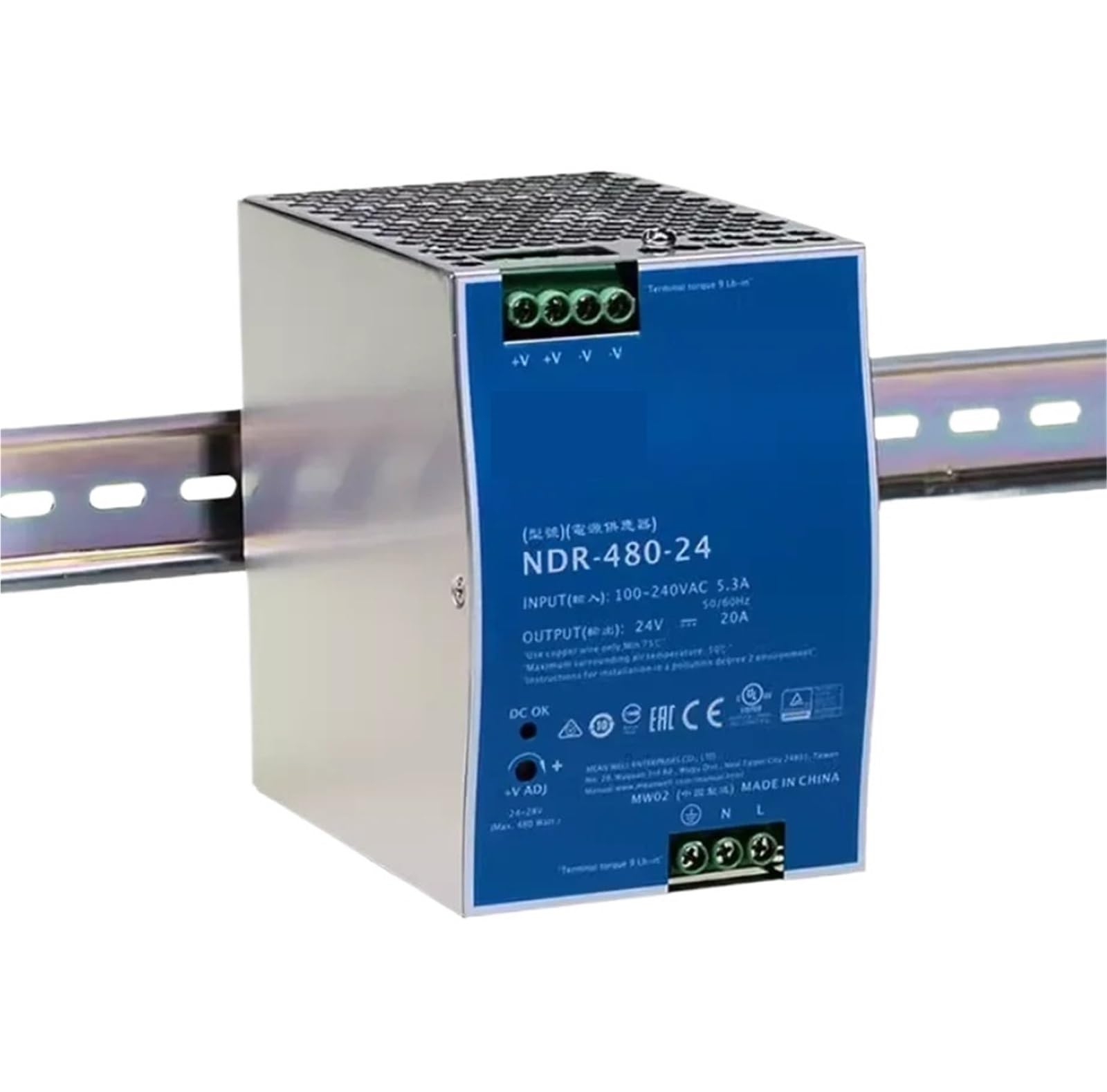 BRODEFUP 480W Single Output Power Supply NDR-480-24 NDR-480-48(NDR-480-24)