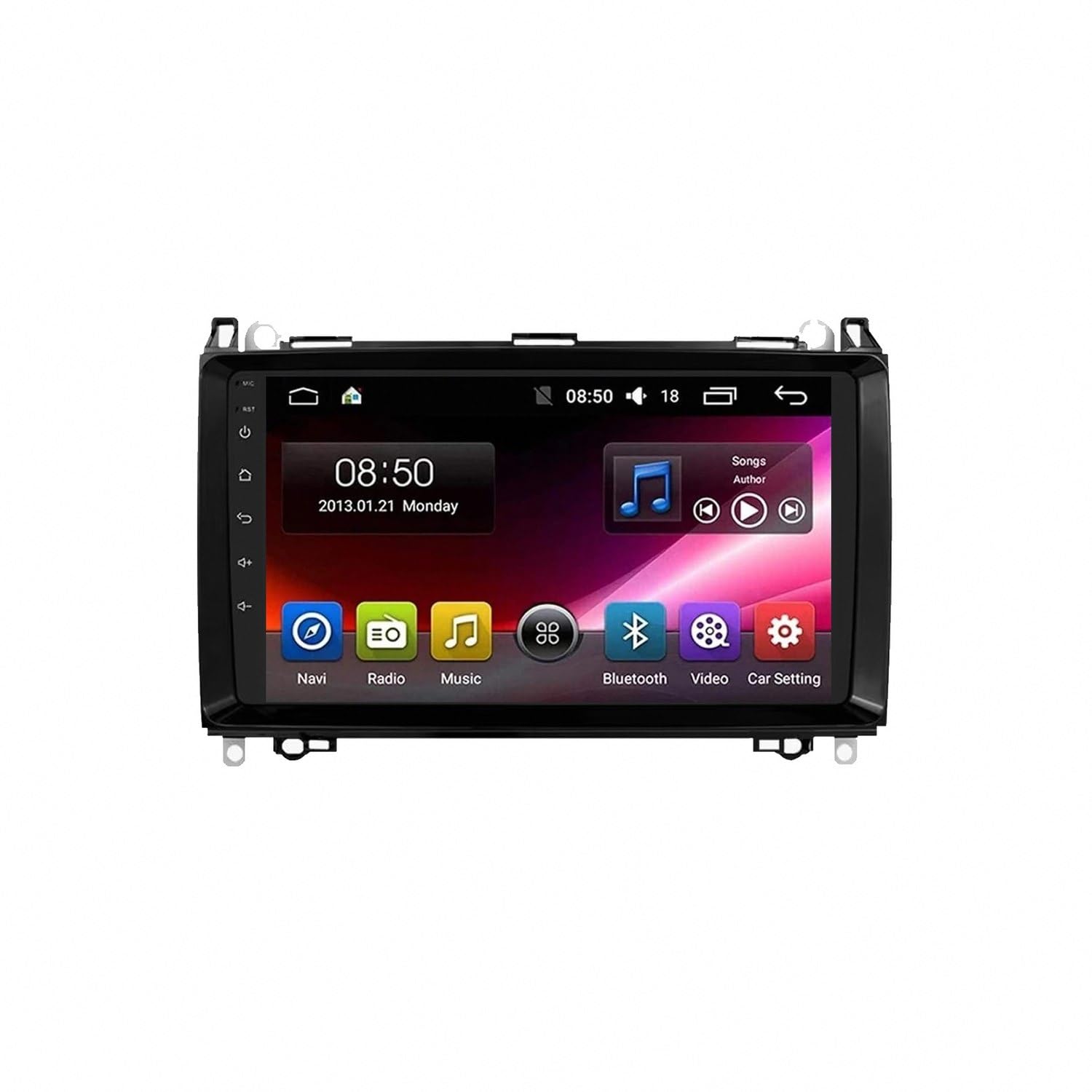 Car Stereo Carplay Radio de Coche para Benz V-Class W639 Vito Viano 2006-2014 Soporta Bluetooth, Control Volante, USB, WiFi, 4G, Mirror-Link, GPS Navegador/Radio FM, 4 Nuclear 4G+64G