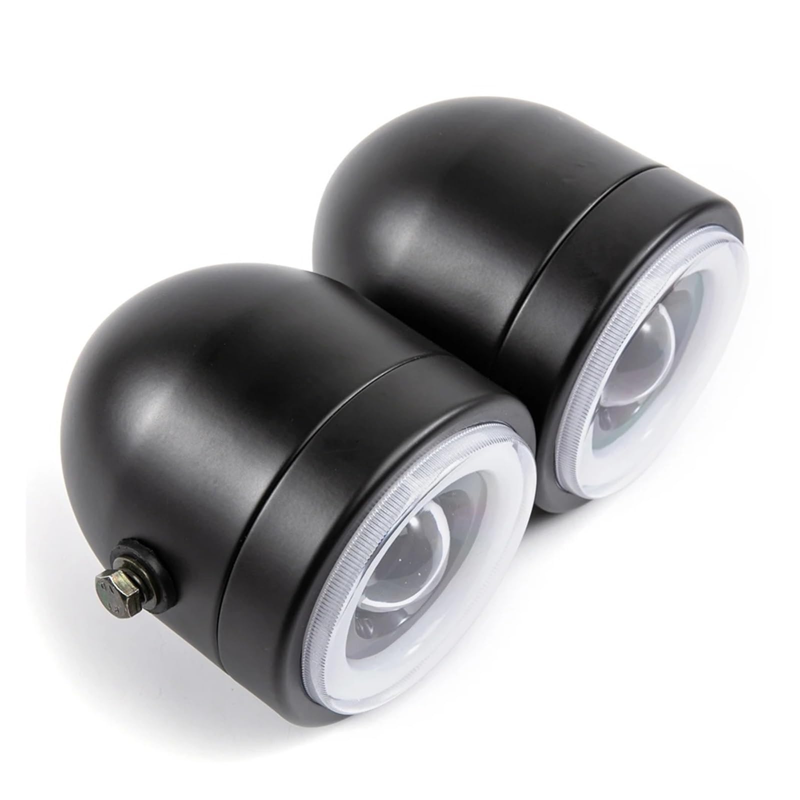 Phare 7 Pouces Moto Pour Softail FLSTF FLSTC Chopper Double Phare Moto Lampe Feux De Jour