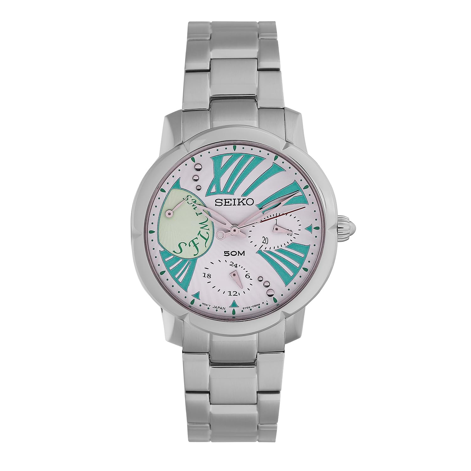 Seiko Stainless Steel Criteria Chronograph Multi-Color Dial Women Watch-Snt879P1, Bandcolor-Silver (B00CWAWRWK) Amazon Price History, Amazon Price Tracker