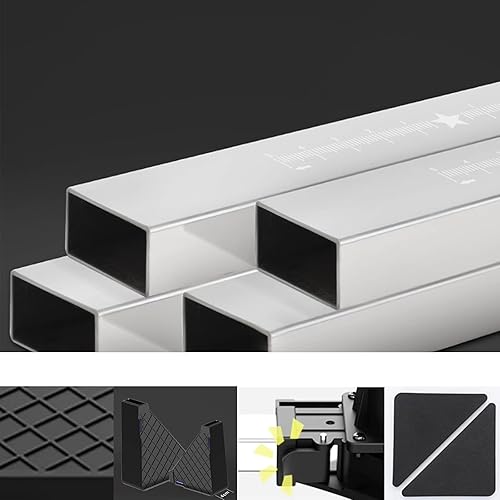 Miniatura 4 de Soporte para lavadora, patas de pedestal ajustables para lavadora, altura de 3.9 pulgadas, soporte largo ajustable de 19.6 a 29.5 pulgadas, ancho