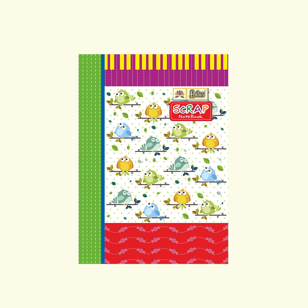 ELISA / Lotus 【ブックレット版】 LOTUS Scrap Notebook A4 Size (Colour 28 Pages/col.Interleaf 40