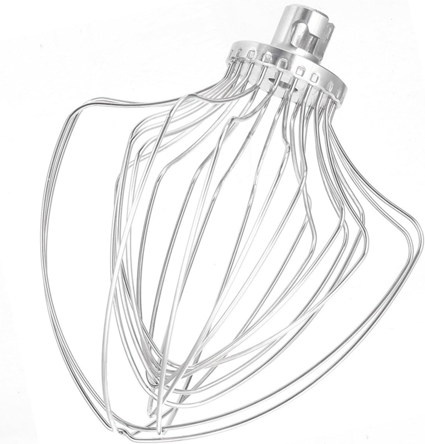 2 PCS Replacement Wire Whip,Compatible For 5K7EW, Vertical Mixer Aid, 7 Quart Lift Bowl 6-Wire Whip Attachment Part Accessories