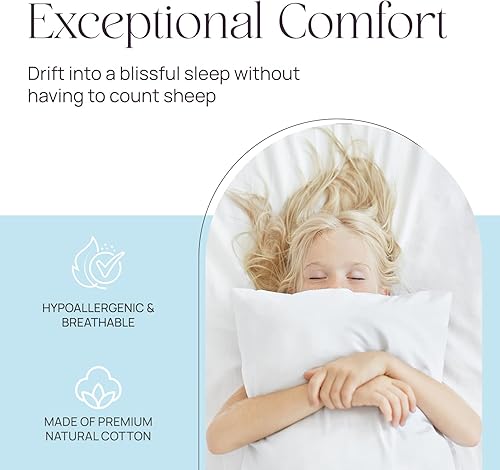 Miniatura 2 de Funda de almohada vacía de tamaño King y Queen estándar, 100% algodón, tapicería, funda de almohada de bricolaje para relleno de plumón a granel,