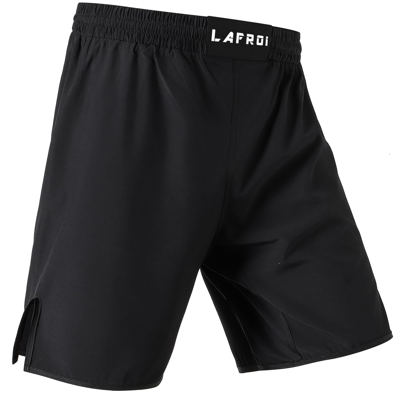 LAFROI Pantalones Cortos de Entrenamiento para Hombre, MMA Cross-Training, con cordón-QJK06