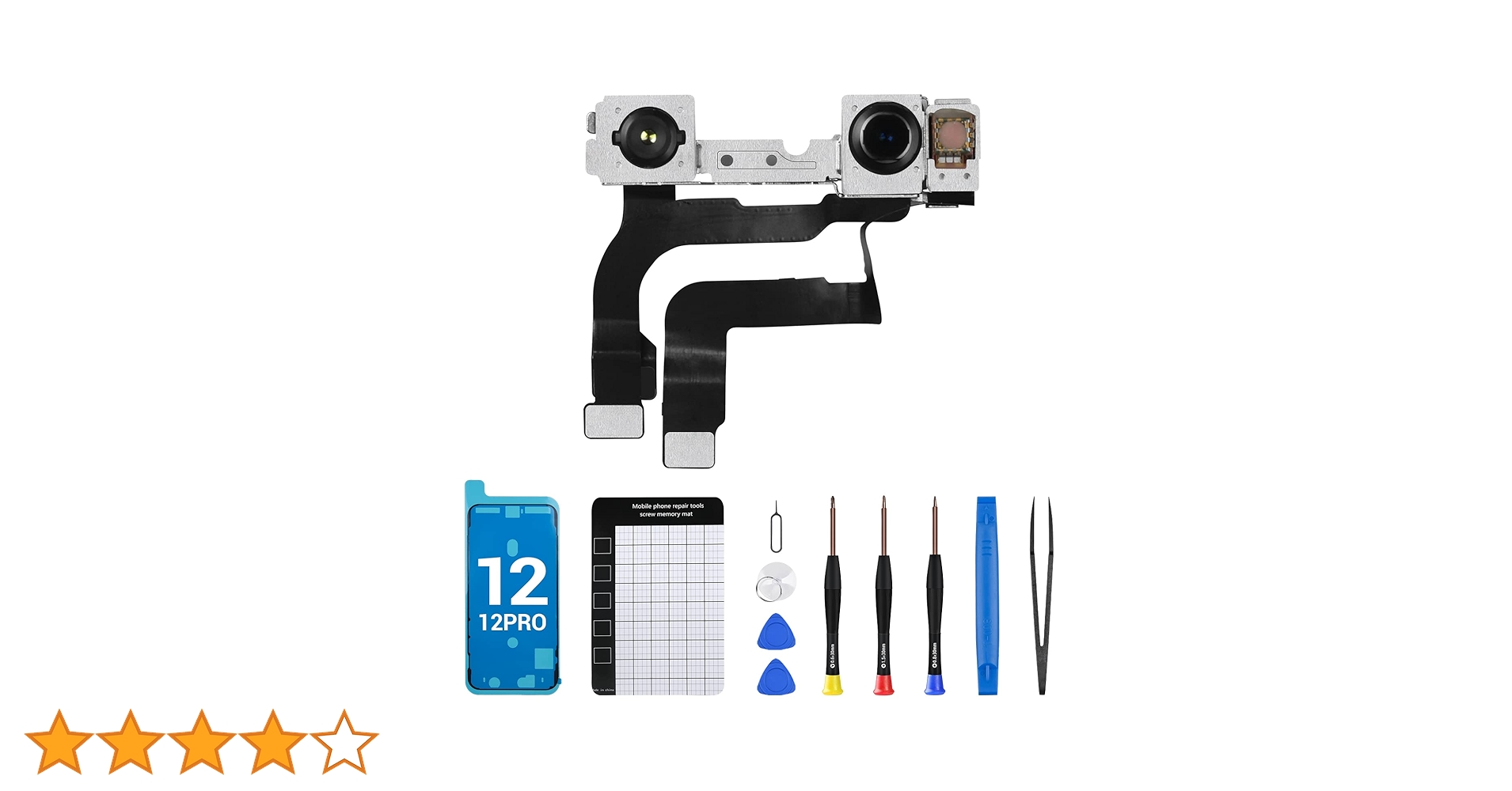 Amazon.co.jp: CYKJGS iPhone 12用 フロントカメラ 交換用 OEM iPhone