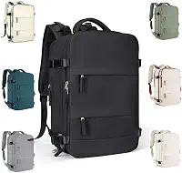 Mochila Executiva de Viagem Grande 40L Impermeável com Porta USB, Mochila Compartimento para Notebook, Mochila Feminina/Masculina Reforçada para Trabalho e viagem – VANOVA