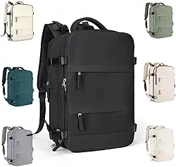 Mochila Executiva de Viagem Grande 40L Impermeável com Porta USB, Mochila Compartimento para Notebook, Mochila Feminina/Masculina Reforçada para Trabalho e viagem – VANOVA