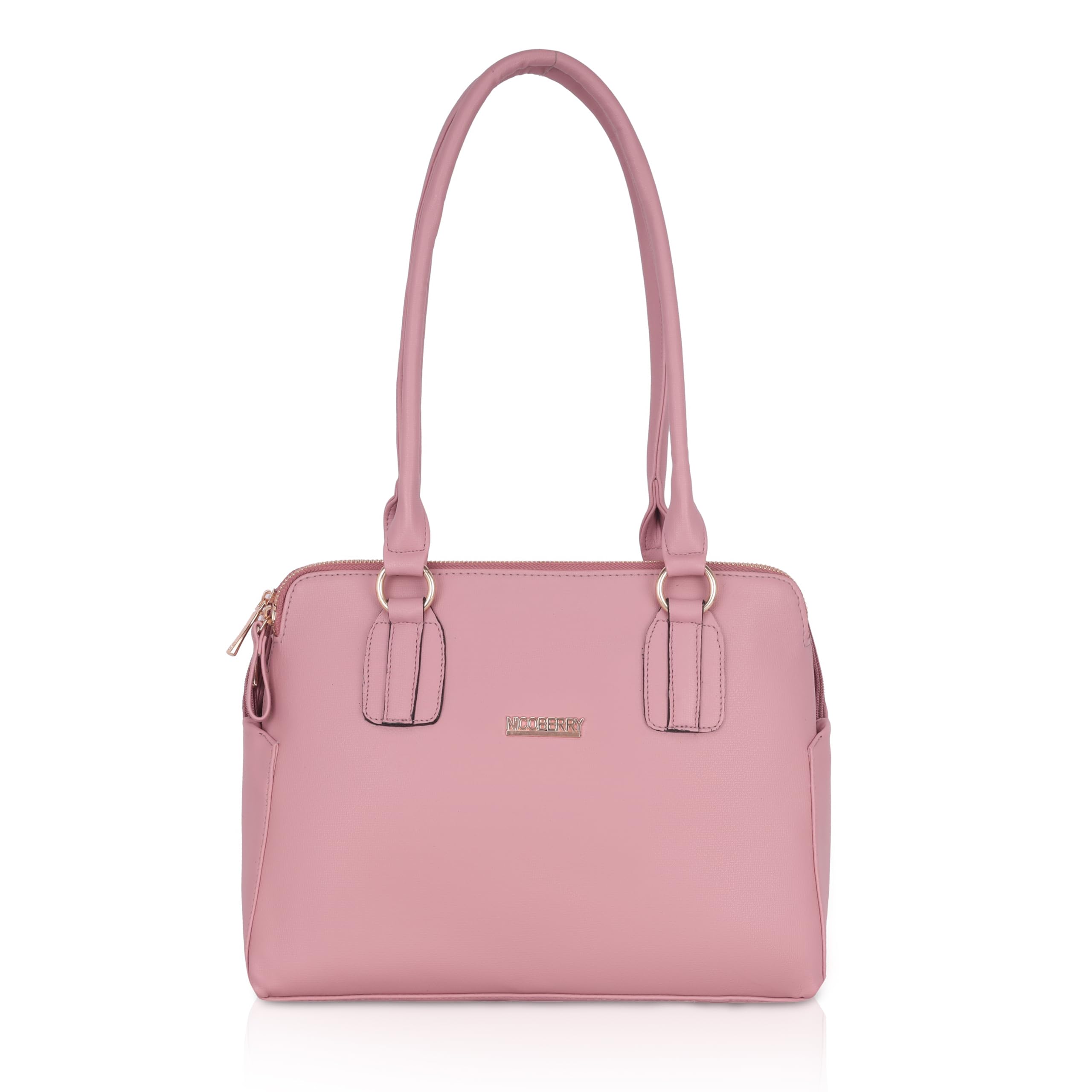 Nicoberry ladies purs vegan leather women handbag (Pink) (B0CQWLPXL9) Amazon Price History, Amazon Price Tracker