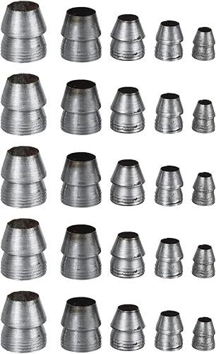 Yardwe 25 cuñas de mango redondo de seguridad, mango de hacha, mango de cuña, mango de martillo de cuña de acero para hacha de martillo de garra