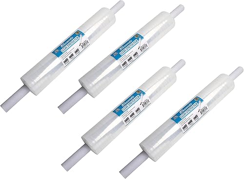 Envoltura elástica para paletas de grado industrial, envoltura retráctil de 20 pulgadas x 1000 pies, envoltura de plástico para mudanza, rollo de