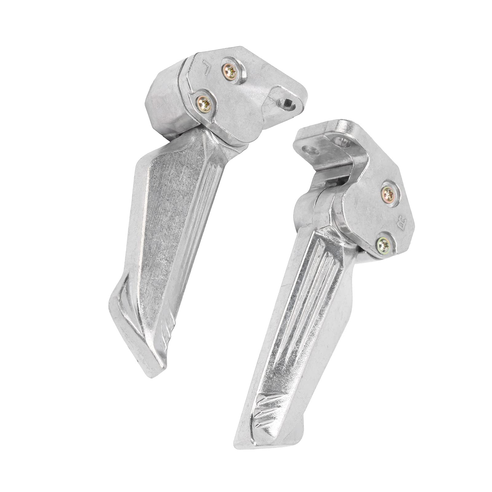 Repose-pieds Télescopiques Moto En Aluminium - Pédale Universelle Automatique - Pour Passager Confort Et Gain De Place - 8