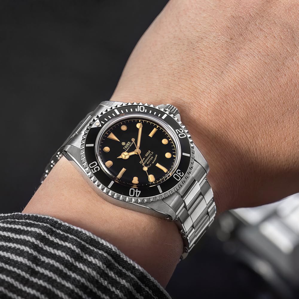 Thorn T023 V2 Diver PT5000 - Reloj de pulsera mecánico automático para hombre, zafiro, impermeable, vintage, relojes de lujo