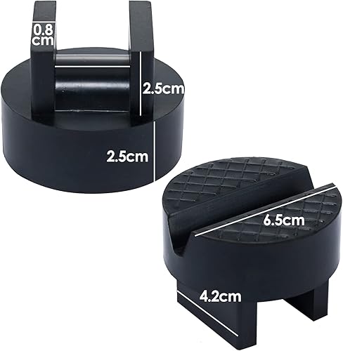 Miniatura 8 de DEDC Almohadillas para gatos de suelo, adaptadores de gatos de elevación de automóvil, protector de soldadura de pellizco, accesorios protectores de