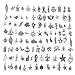 CCINEE Wholesale 100 Pieces Assorted Antique Charms Ocean Themed Sliver Pendants for Jewelry Making and Craft Making