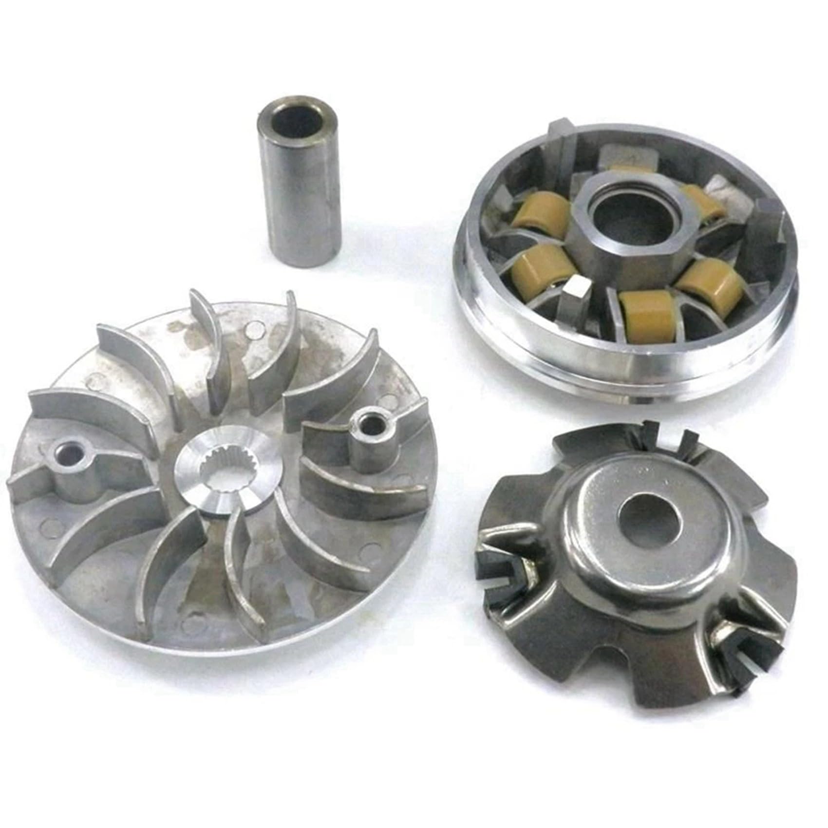 2X Kit de Transmission d'embrayage de Moteur de Moto Courroie pour GY6 125Cc 150Cc Scooter Moto ATV GO Kart