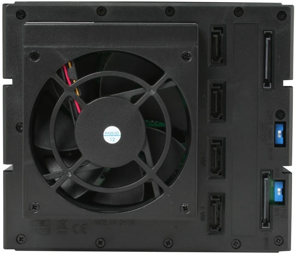 iStarUSA Group 3x5.25 to 4x3.5 SAS Cage Black Trayless (BPN-DE340SS-BLACK)