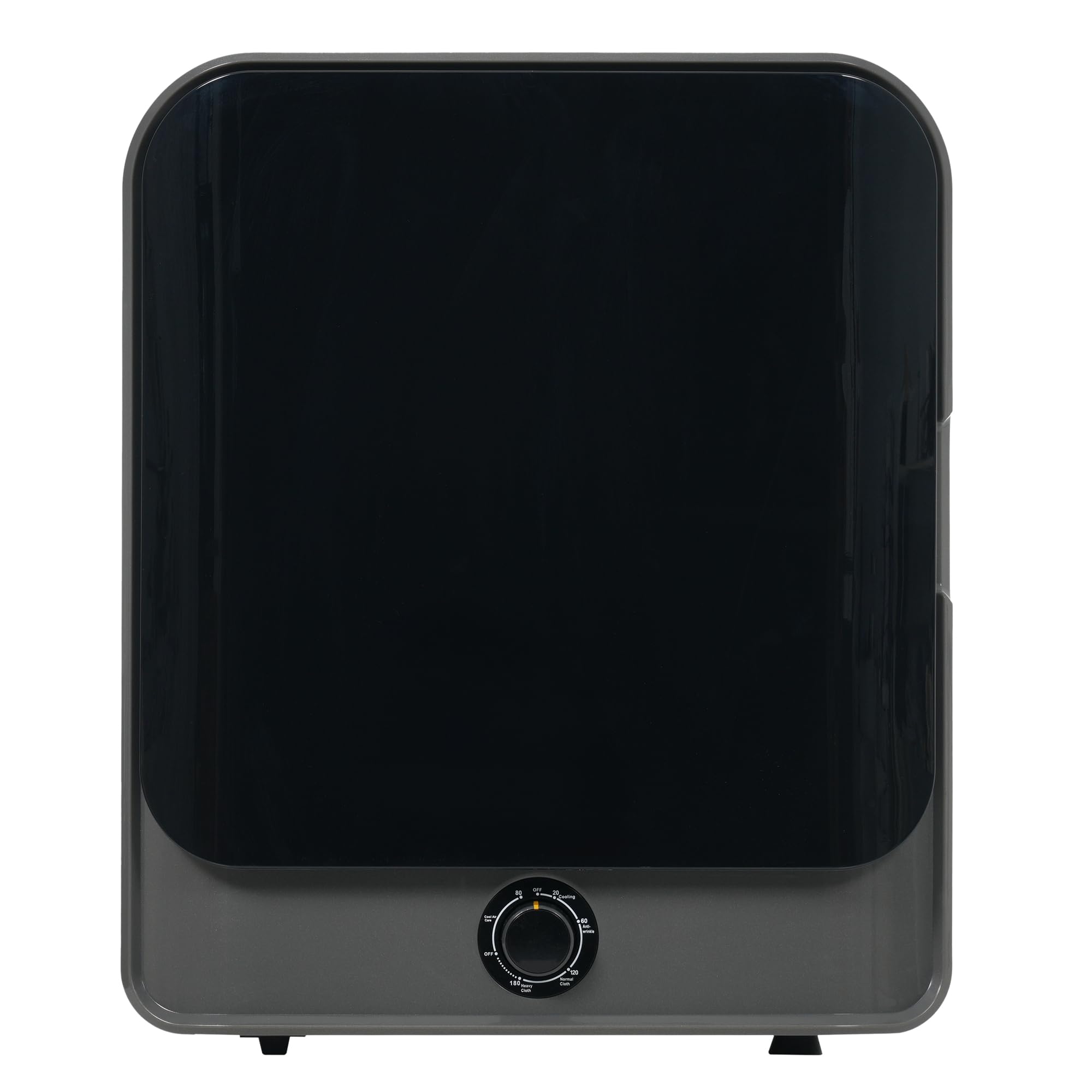Secadora de Evacuación 4,5 kg con 5 Programas, Carga Frontal Secadora de Ropa 830 W, Montable en la Pared Secadora de Ropa con Tambor Inox, para Piso, Casa, Mobil Home, 60x50x44 cm (Gris)