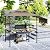 Outsunny 8' x 5' Grill Gazebo, Double Tiered Outdoor BBQ Gazebo with Side Awning, 2 Side Shelves and 6 Hooks for Patio, Deck, Yard, Brown