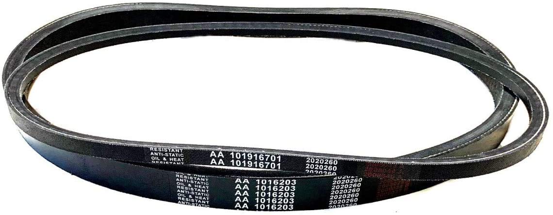 10L0L Starter Generator & Clutch Drive Belt for Club Car DS 1997-up, Club Car Precedent 2004-up Gas Golf Cart, OEM: 101916701 1016203