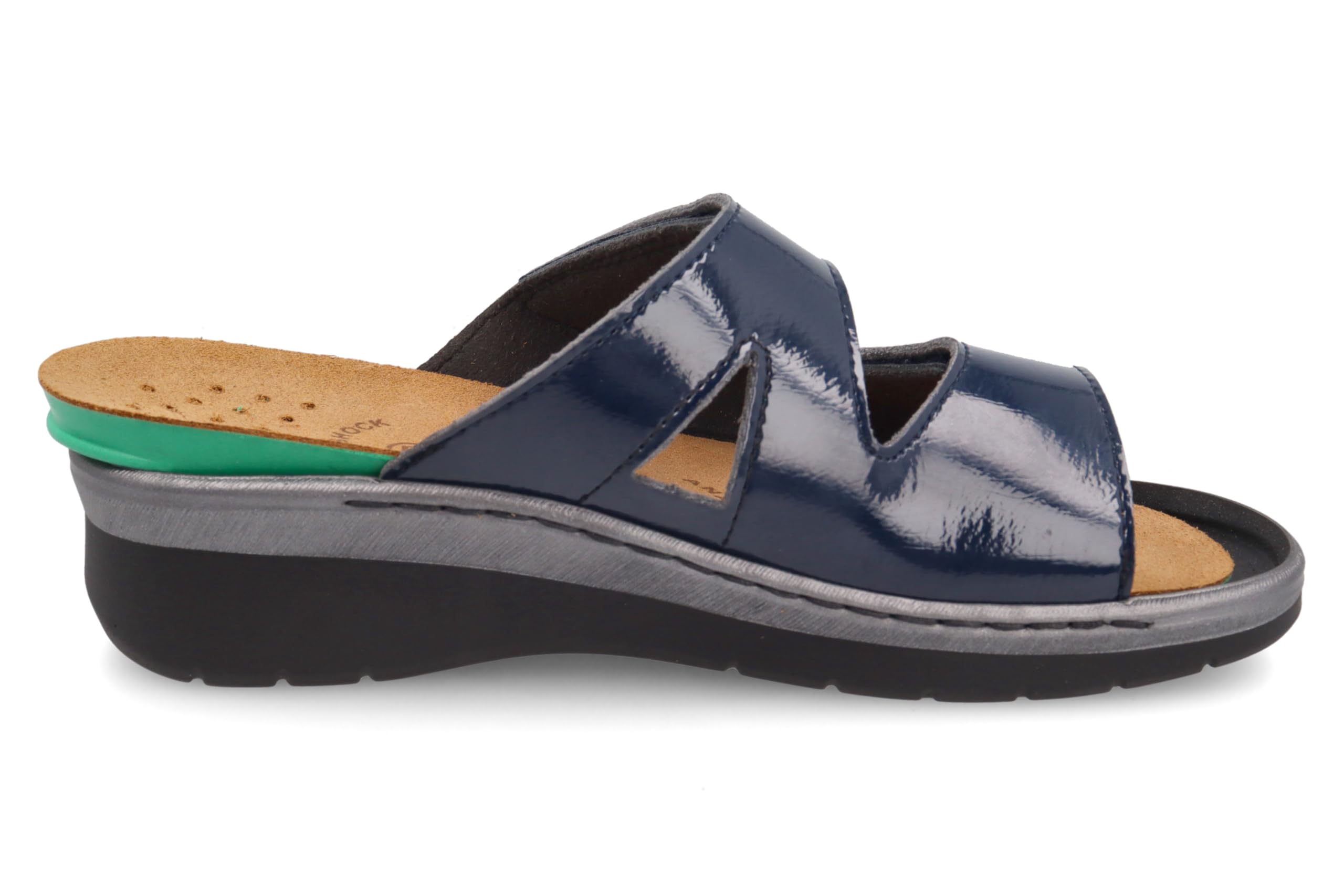 Fly Flot Sandali Donna in Microfibra con Fodera Traspirante, Strappo E Cinturino Regolabile, Sottopiede in Pelle Estraibile, Ciabatta