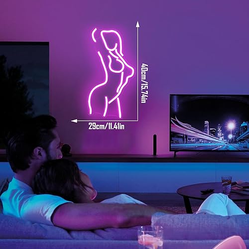 Miniatura 5 de Letreros de neón regulables para mujer, letreros de neón LED para decoración de dormitorio, bar, hombre, cueva, habitación, pub, tienda, club,