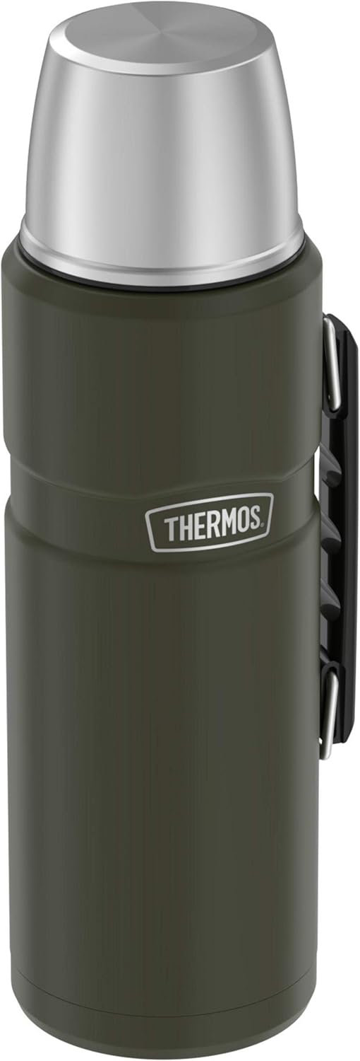 THERMOS Stainless King Vacuum-Insulated Beverage Bottle, 68 Ounce, Midnight Blue: Kitchen & Dining