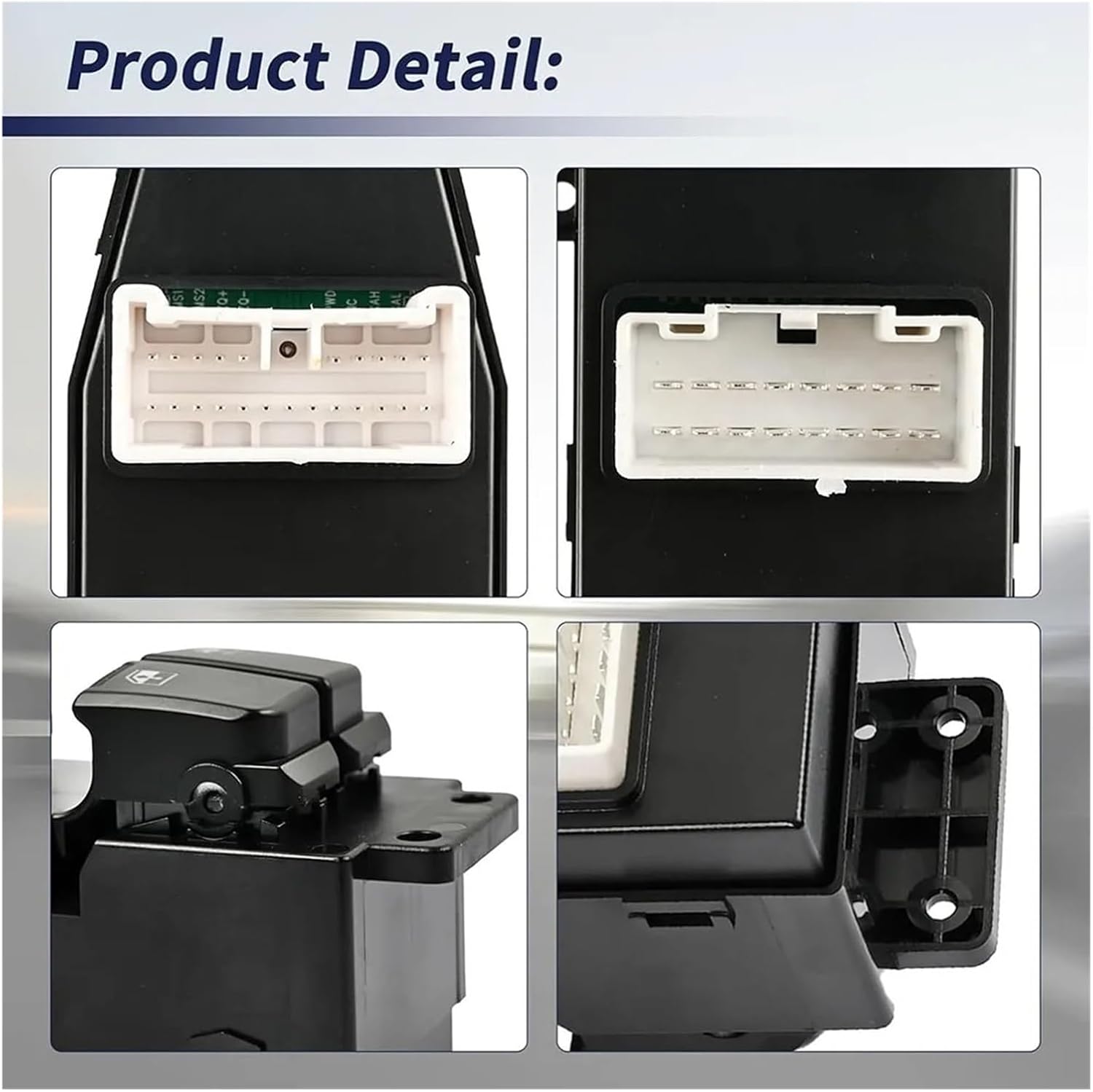 Compatible For Hyundai Veracruz 2007-2012 Driver Side Left Front Electric Master Window Switch Lift Button 935703J000WK 93570-3J000