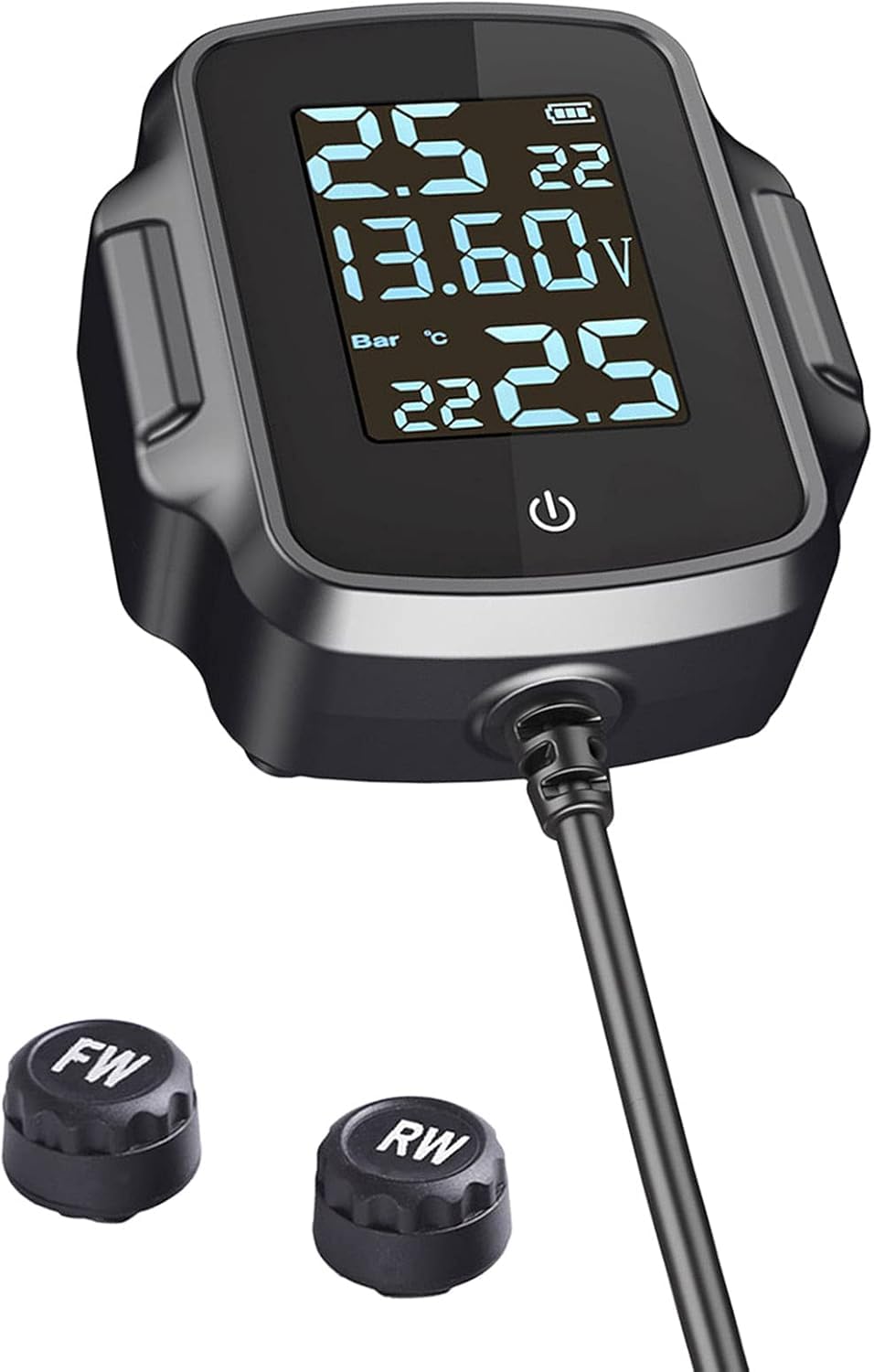 Amazon.co.jp: TPMS 二輪車用タイヤ空気圧センサー リアルタイム