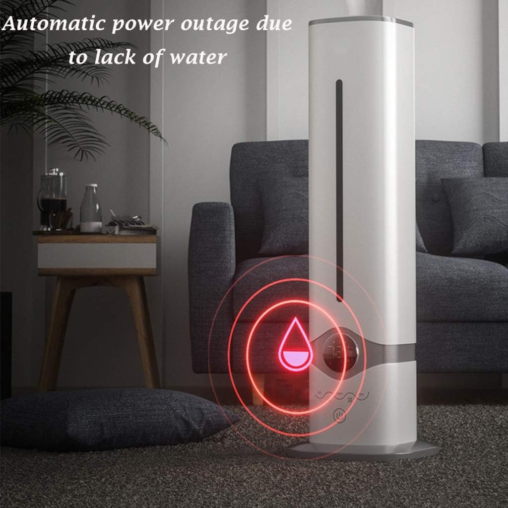 Humidifier – 9L Water Tank Whisper-Quiet Operation Timer and Auto-Off Safety Switch for Home Bedroom and Office White Cool Mist Humidifier