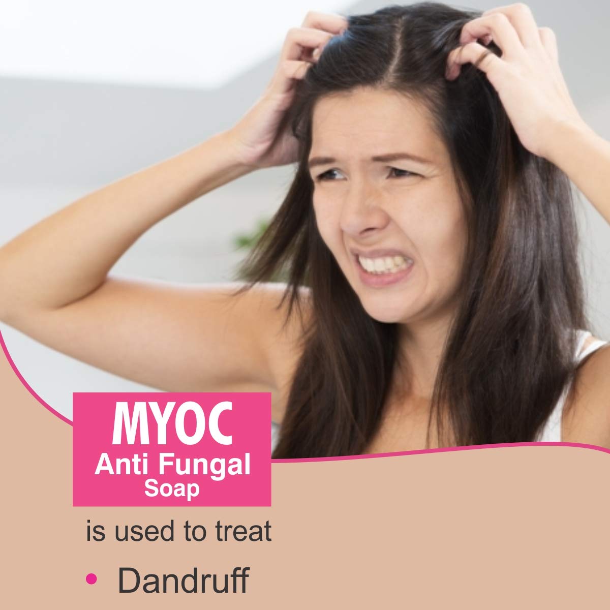 Buy Myoc Anti Fungal, Anti Bacterial And Anti Dandruff Soap For Body For Athlete's Foot, Jock