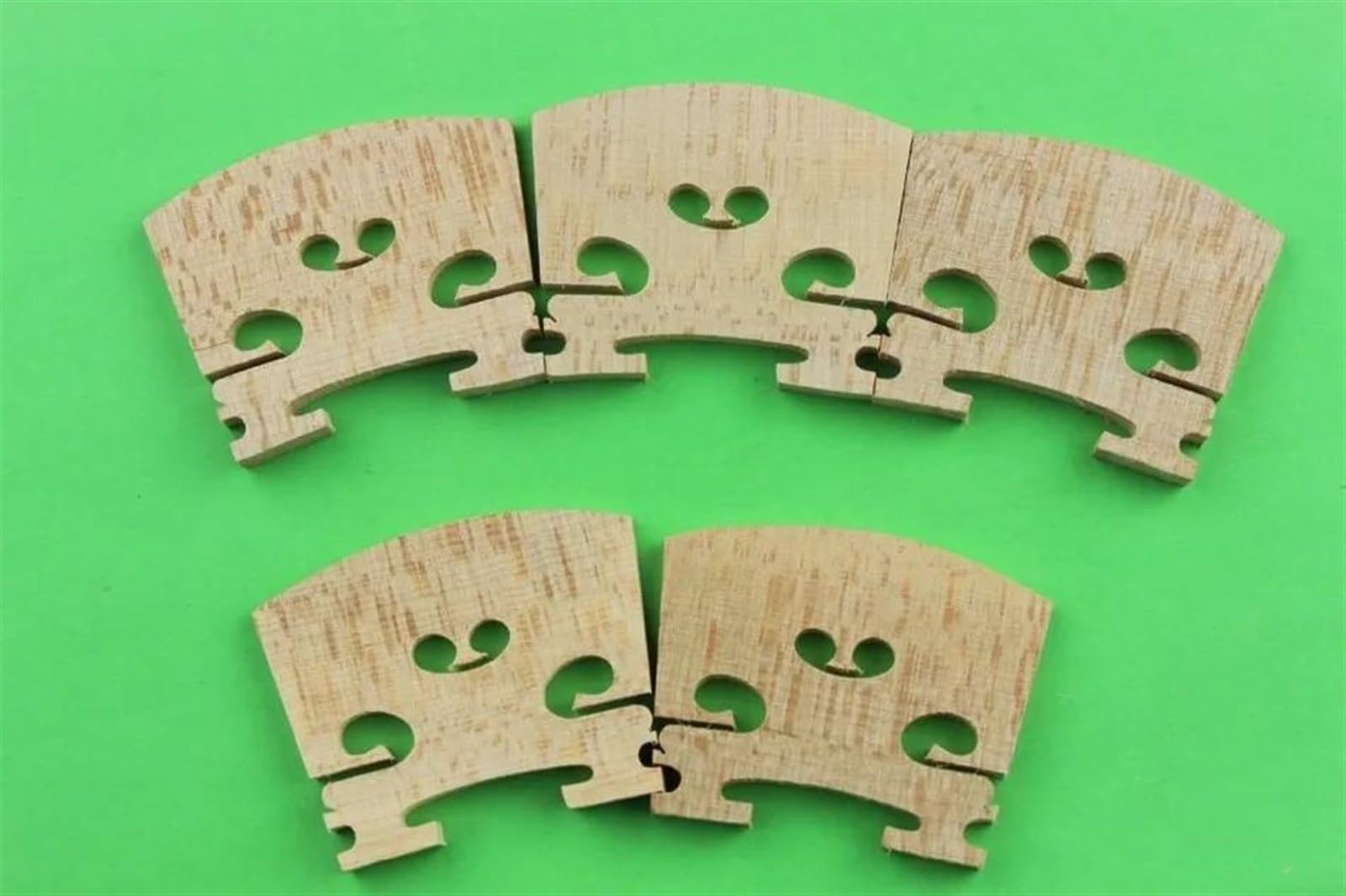 Piezas De Violín 30 Piezas De Puentes De Violín De Madera De Arce Piezas Y Accesorios Para Violín 4/4